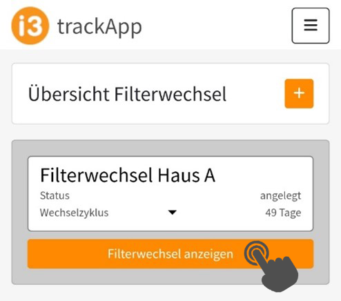 Erster Filterwechsel Erster Filterwechsel