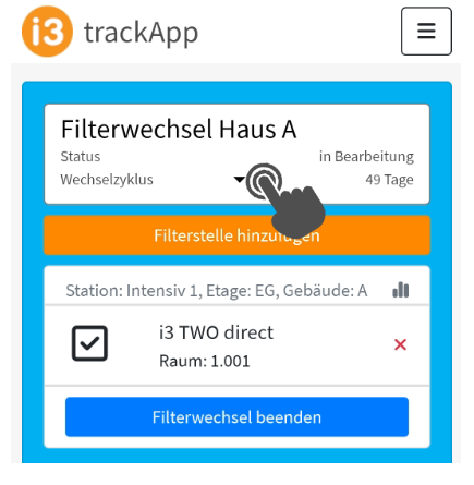 Reihenfolge der Filterstellen ändern