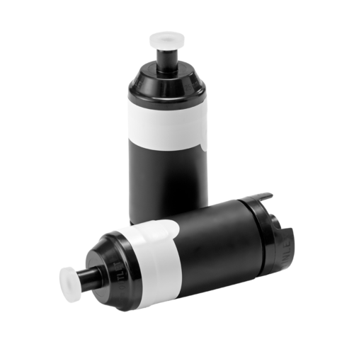 Two i3 TrackPor M monitors, one horizontal, one vertical