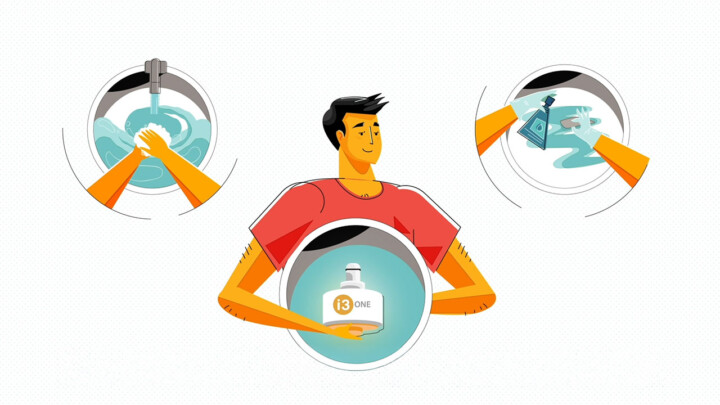 Three pillars of IP sequence from animation 